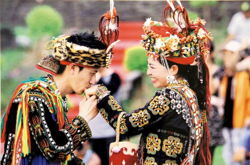 Ceremonia de boda aborigen de Paiwan