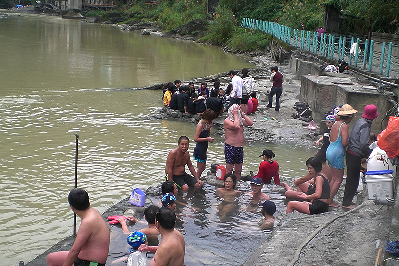 baño relajante en algunos de los “Hot Springs”