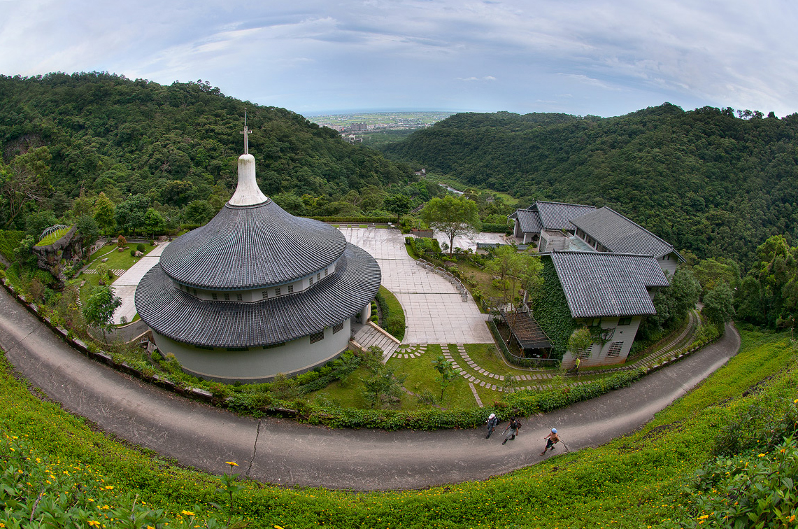 五峰旗聖母朝聖地天主堂風景