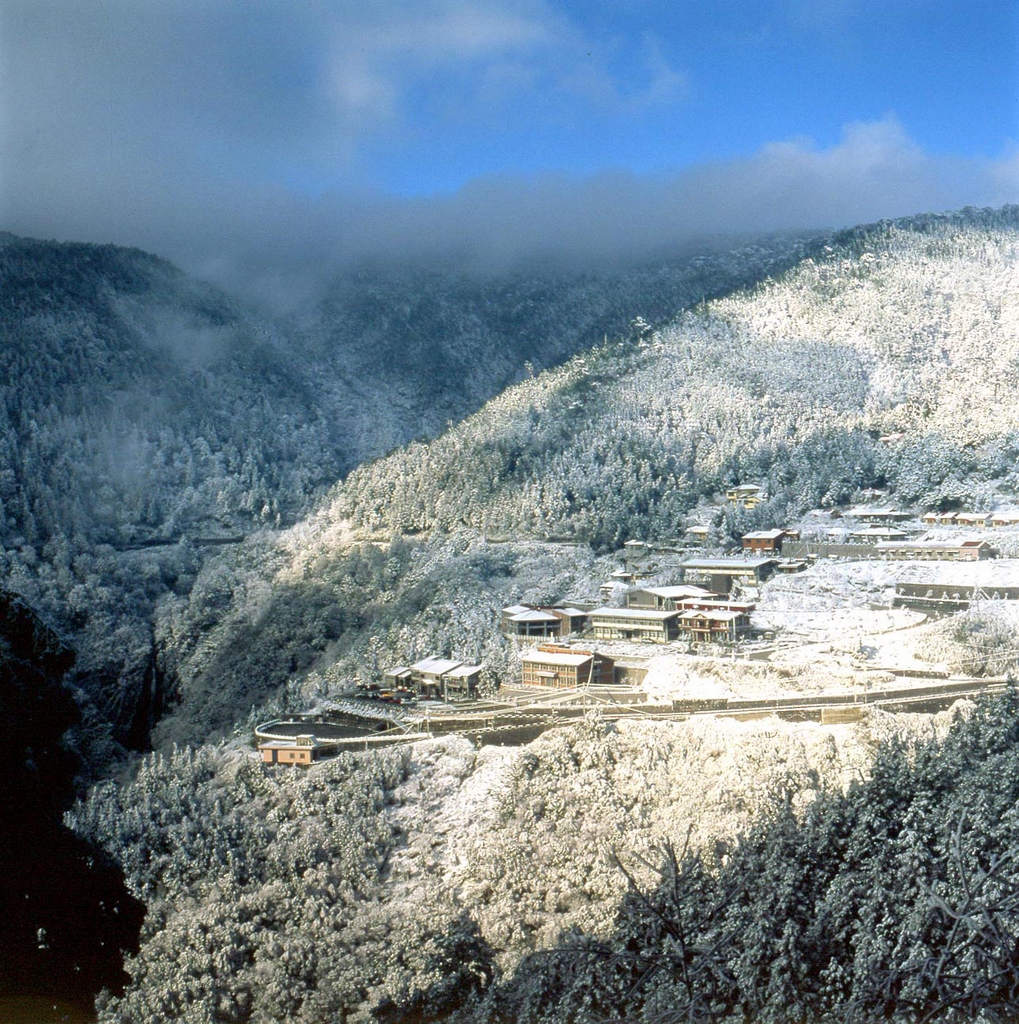 太平山雪景