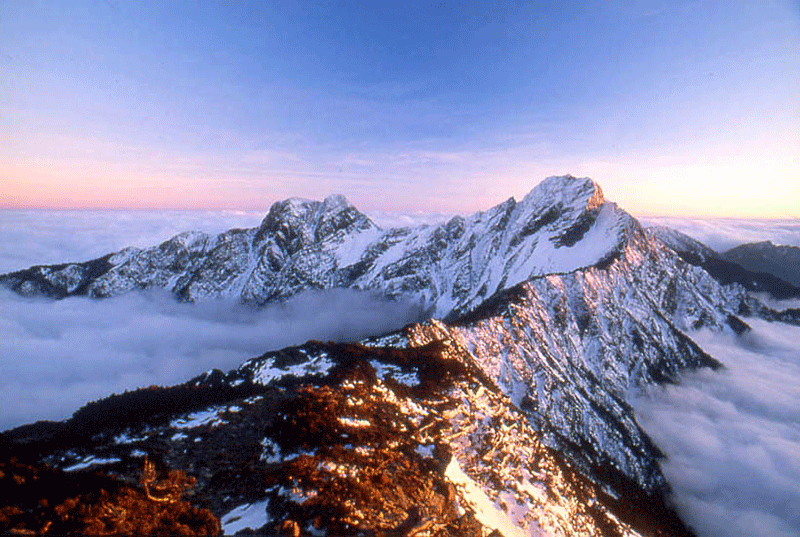 玉山國家公園雪景