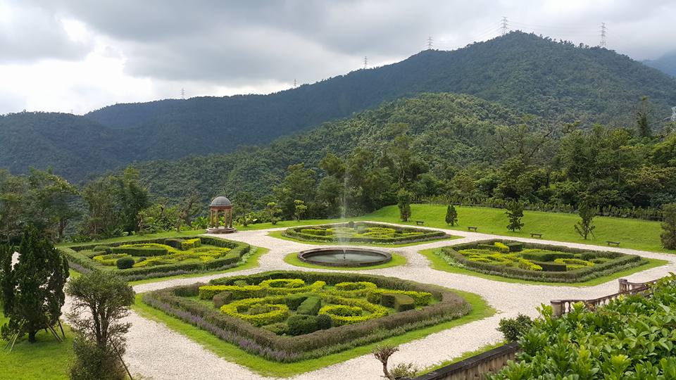 法蘭西庭園(法式庭園植物展示區)俯瞰圖