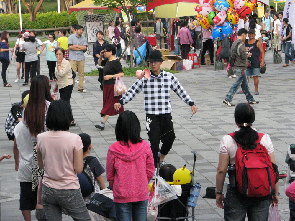 花博公園街頭藝人表演