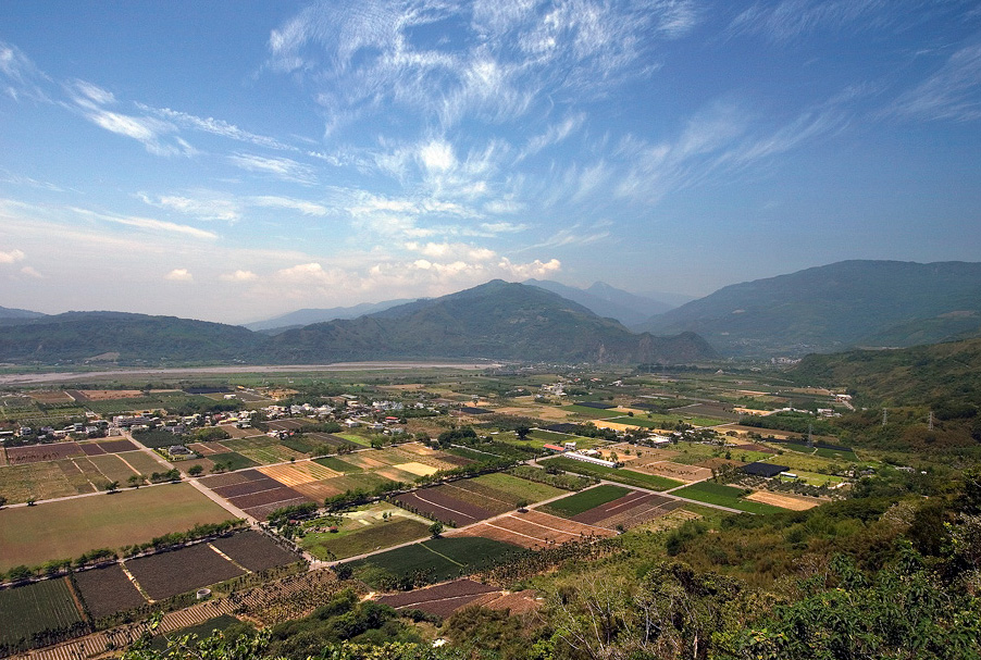 鹿野高台遠眺風景