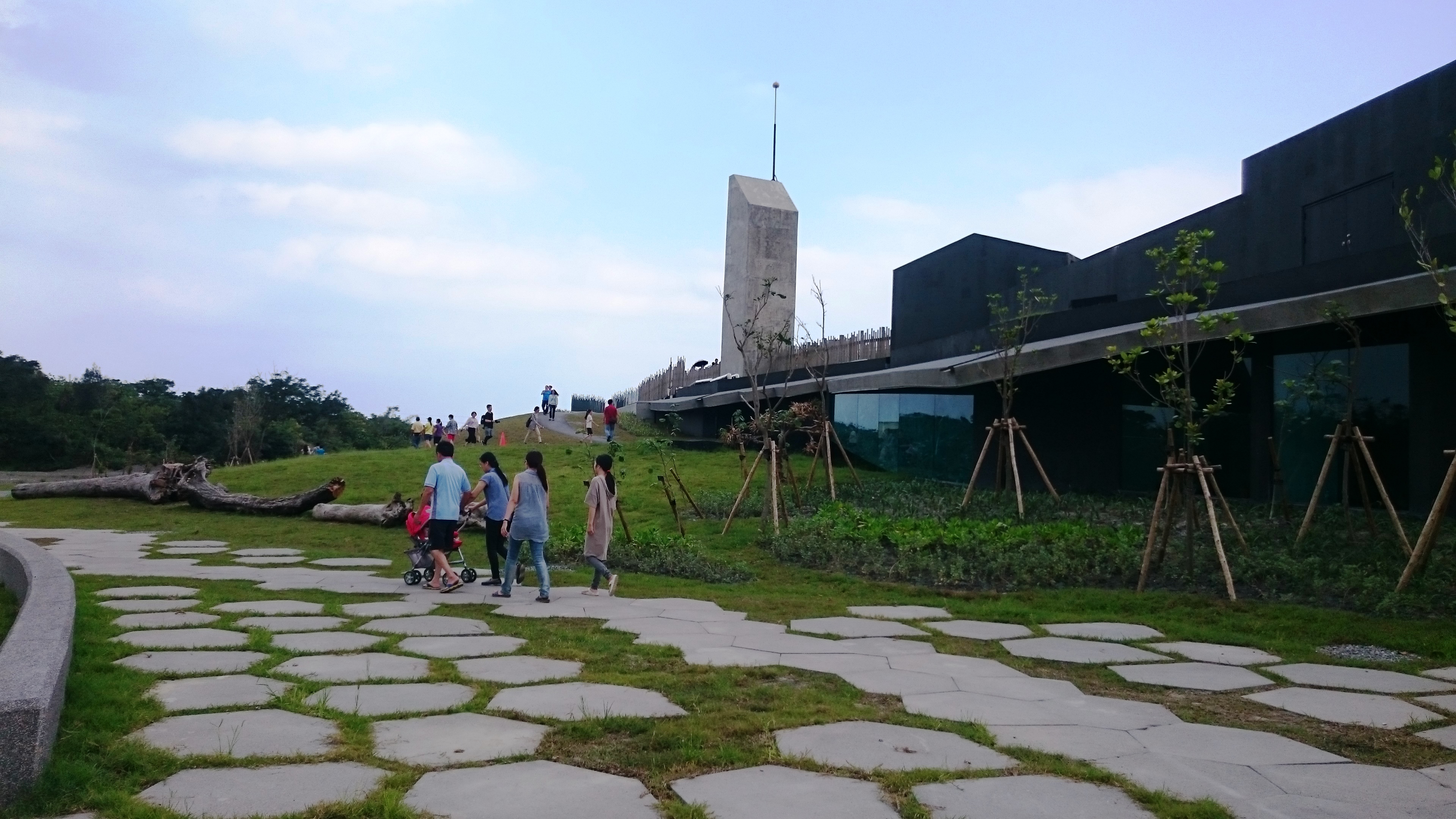 壯圍沙丘旅遊服務園區後方