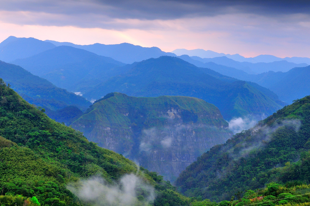 觀景臺遠眺風景