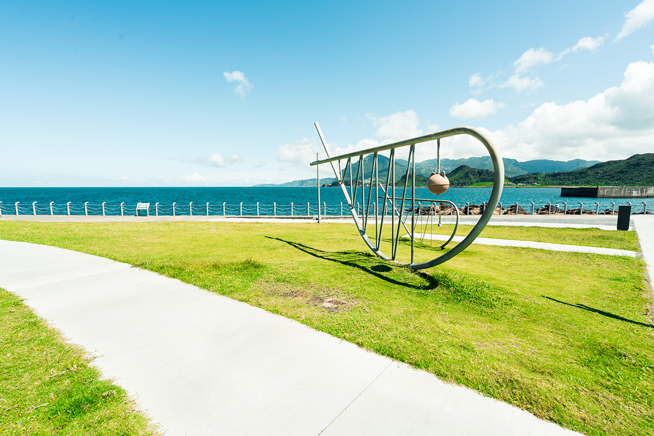 潮境公園魚群雕塑