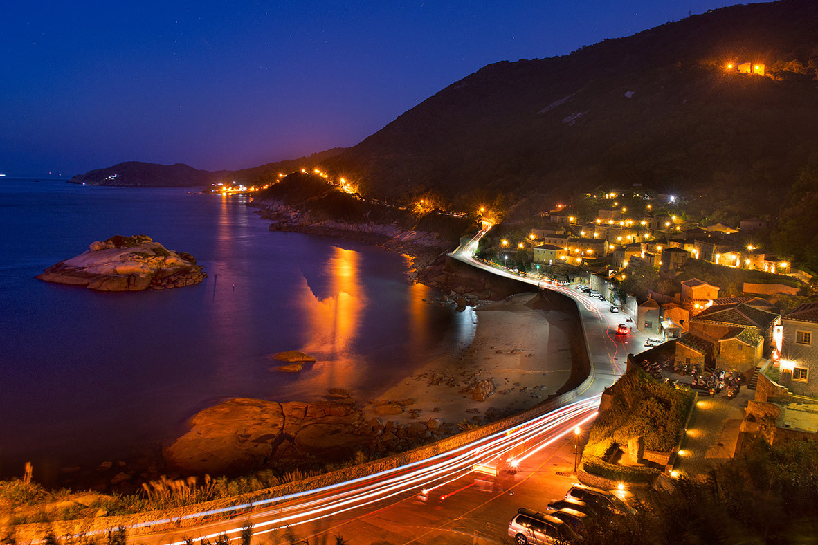 芹壁村夜景