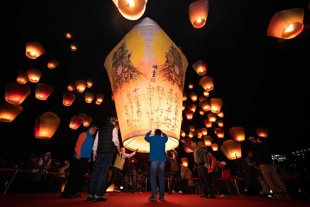  十分場活動-20呎媽祖主燈