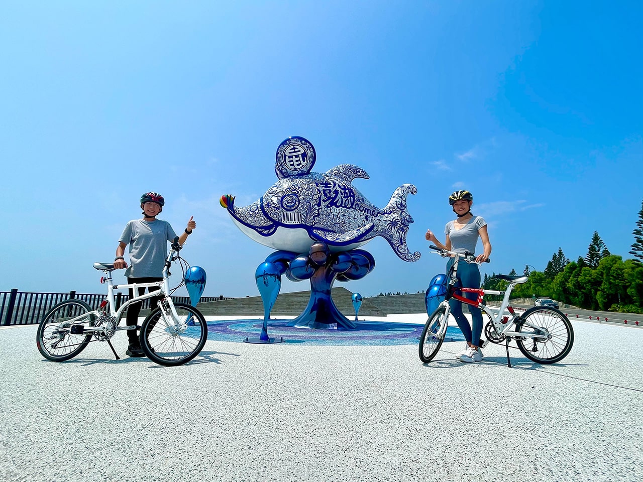  澎湖自行車領騎服務-公共藝術品《嗨鼠》