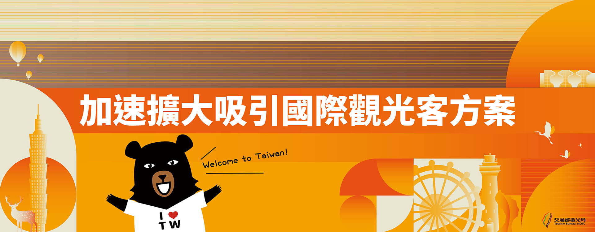 加速擴大吸引國際觀光客