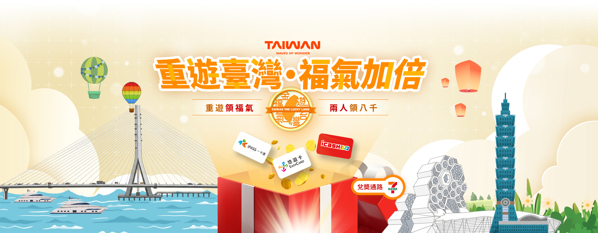 重遊台灣‧福氣加倍活動