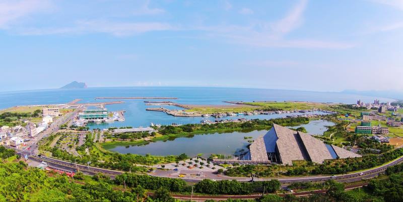 頭城鎮公所授權-頭城烏石港全景圖
