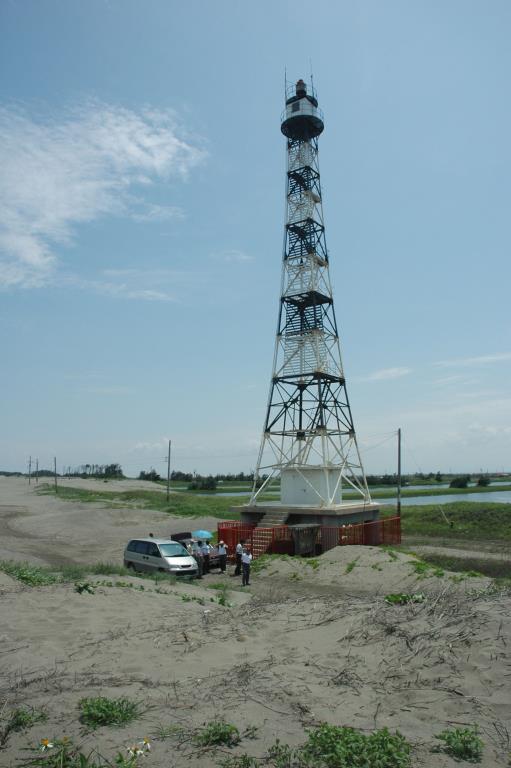 國聖港燈塔景色