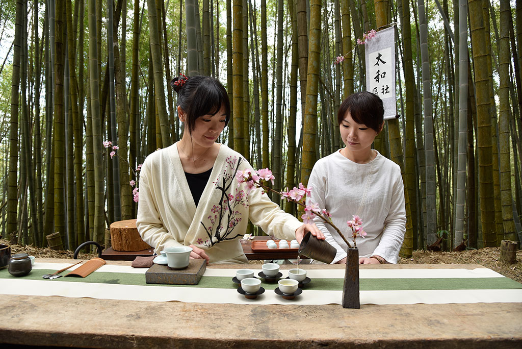 竹林茶席  年度：2019  來源：阿里山國家風景區管理處
