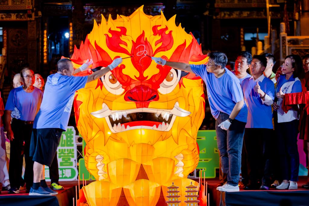 火獅點睛儀式-副市長點睛