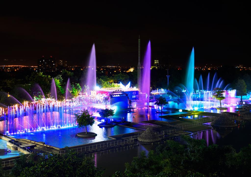 水舞燈光秀暨夜景  年度：2020  來源：宜蘭縣政府文化局