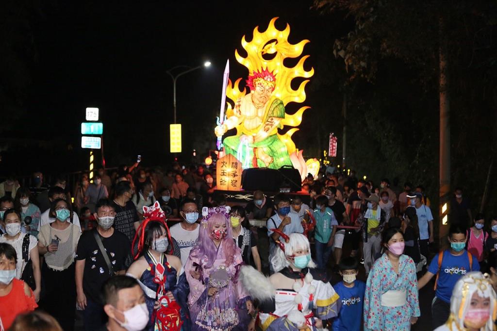 臺南關子嶺溫泉美食節-火王爺夜祭巡行  來源：臺南市政府觀光旅遊局
