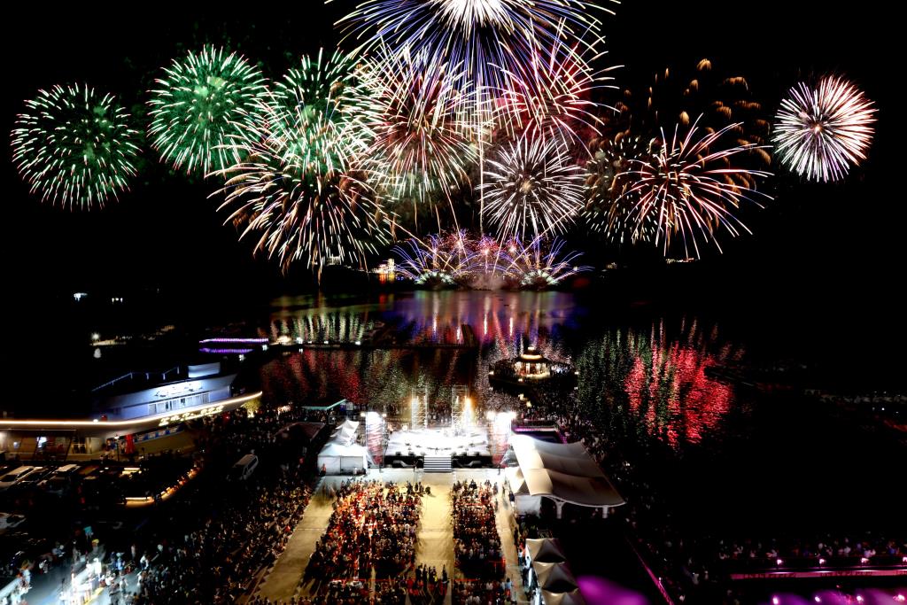 2025日月潭花火音樂嘉年華 九天威震響明潭 煙火