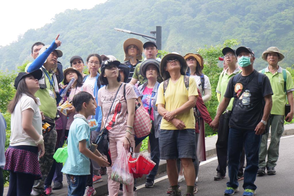 跟著解說志工認識觀音山生態  來源：北海岸及觀音山國家風景區管理處
