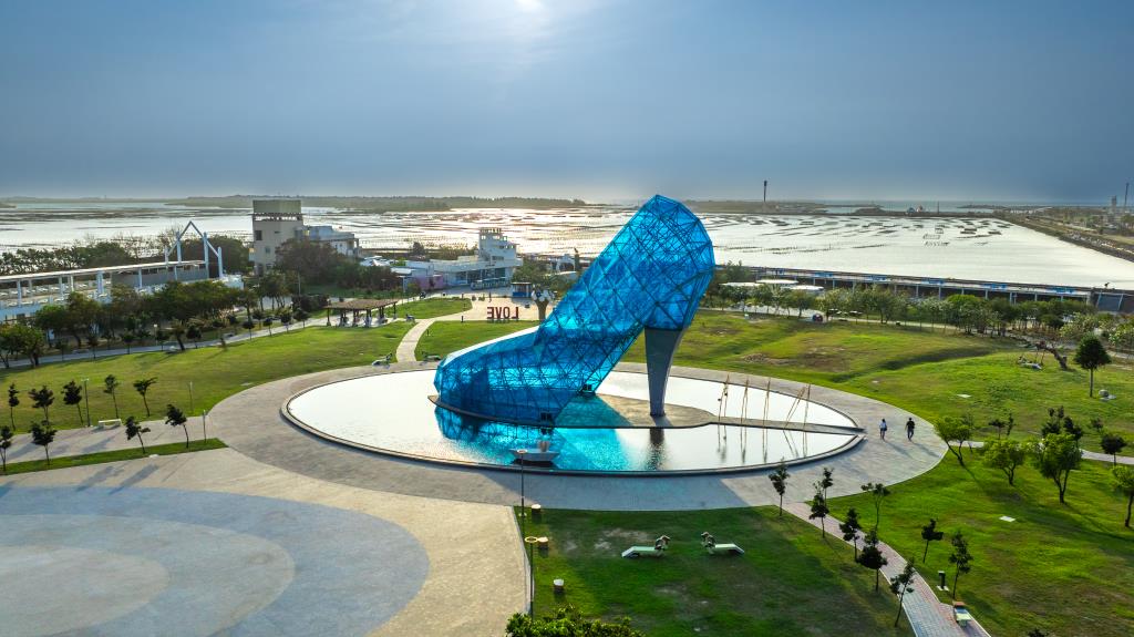 高跟鞋教堂空拍照