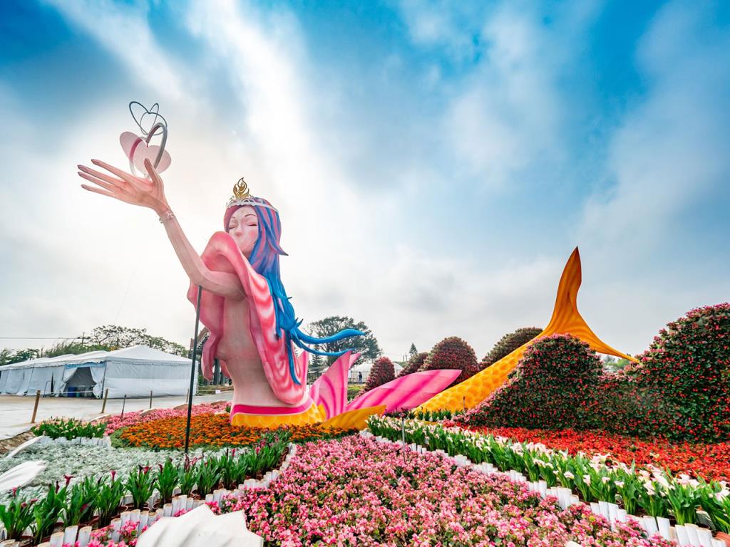 桃園彩色海芋季-愛神美人魚  年度：2021  來源：桃園市政府