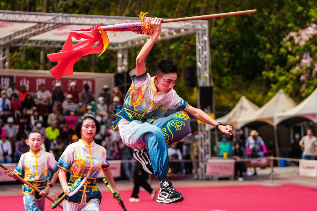 宋江陣頭大賽中展演