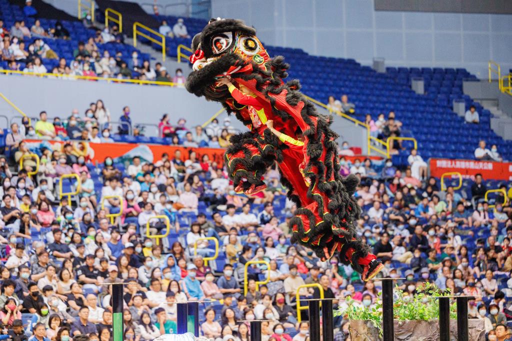 高樁飛獅最高武藝力與美，武術與藝術絕佳表現