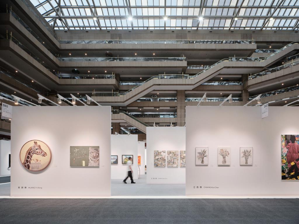 台北國際藝術博覽會展場一隅