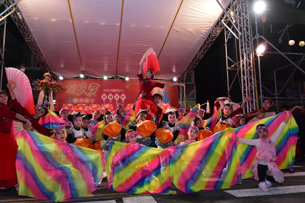 新埔花燈營天穿傳統文化表演  來源：新竹縣政府