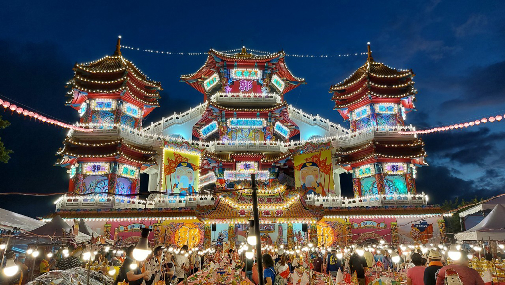 Festival de Keelung Zhongyuan  Período annual：2023  Origen de las fotografías：Gobierno de la ciudad de Keelung