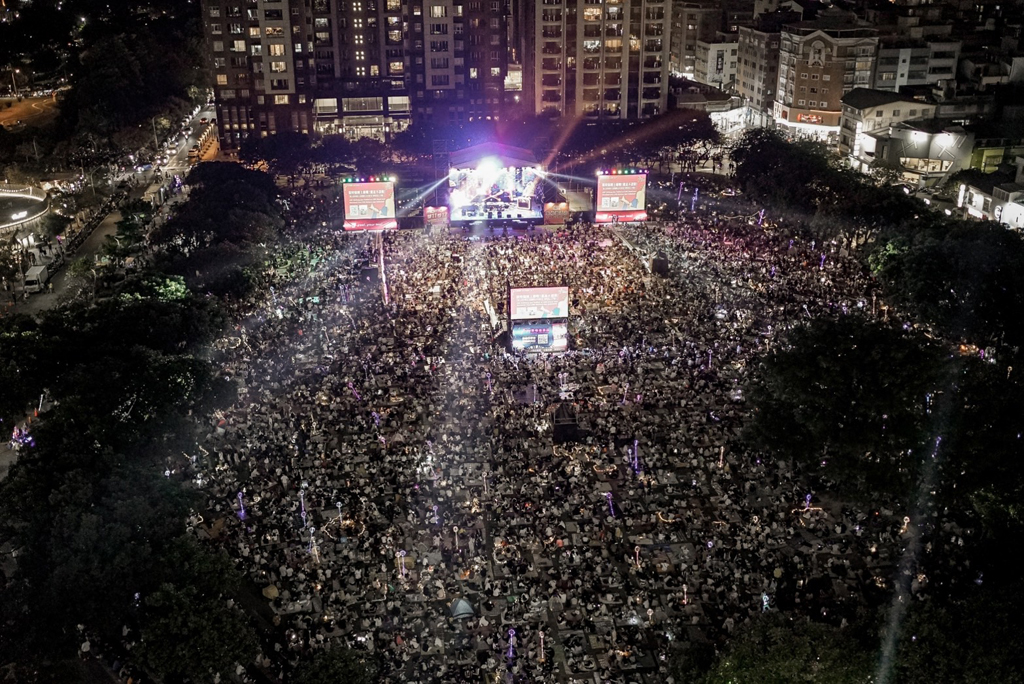 2022臺中爵士音樂節現場人潮洶湧  年度：2022  來源：臺中市政府