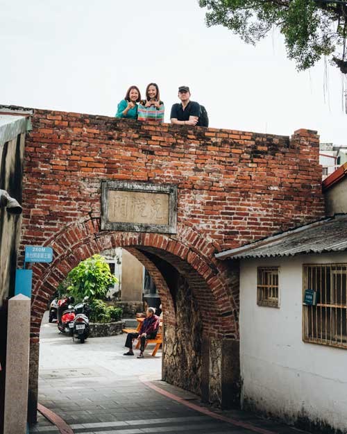 La Puerta Duiyue es la única puerta de la ciudad amurallada de Tainan que todavía está en uso.