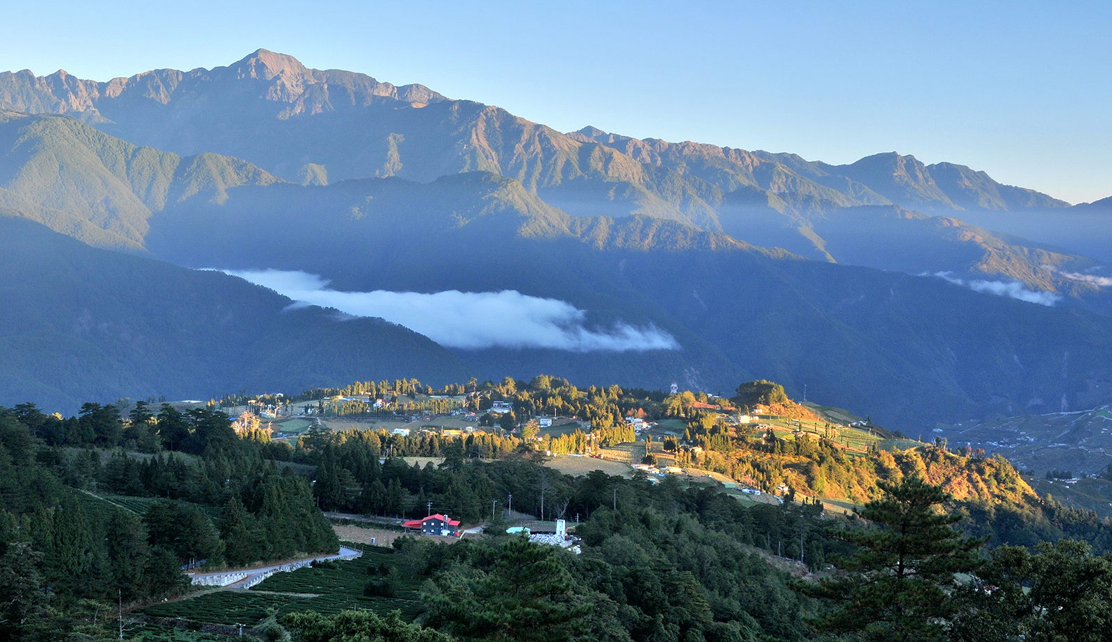 俯瞰福壽山農場 俯瞰福壽山農場