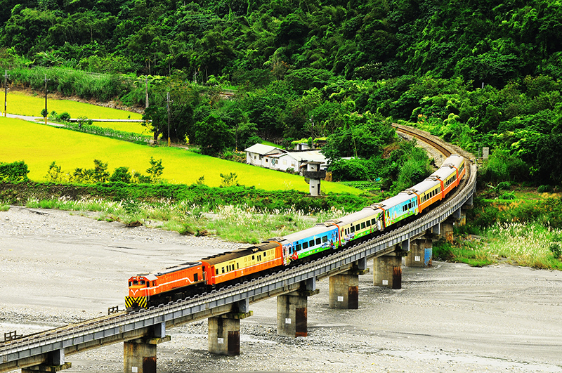 彩繪郵輪式列車-莒光號 