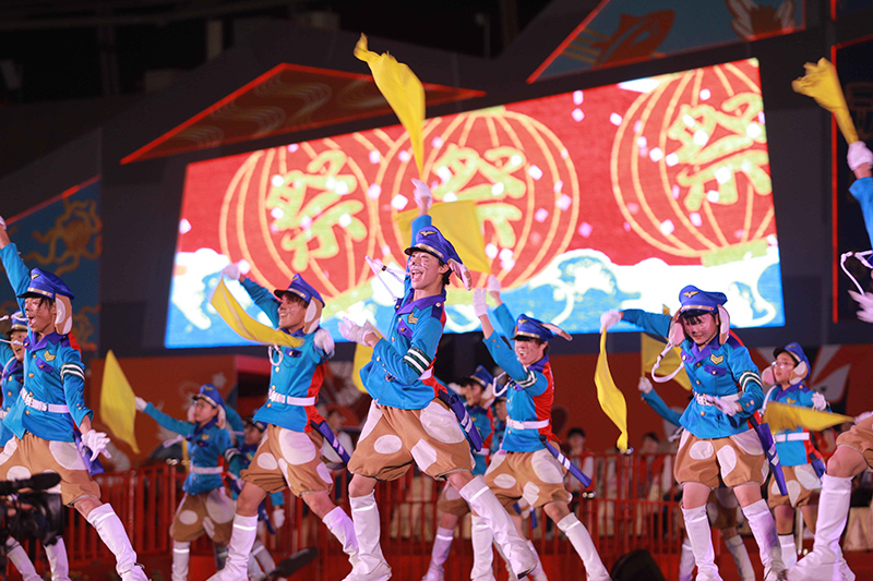 臺灣燈會每天安排來自各國的表演團體參與節目演出