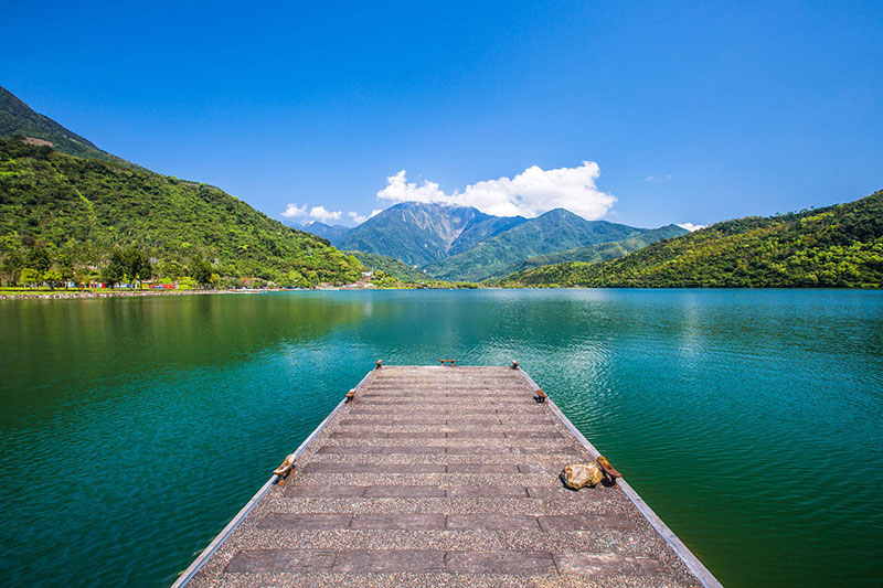 鯉魚潭湖一周サイクリング道路