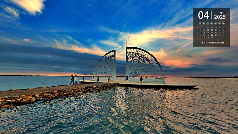 臺南市  扇形鹽田生命之樹